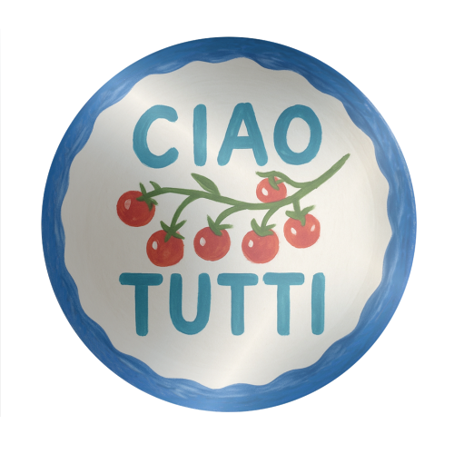 Ciao Tutti - Circle Sticker by Ms Doodle
