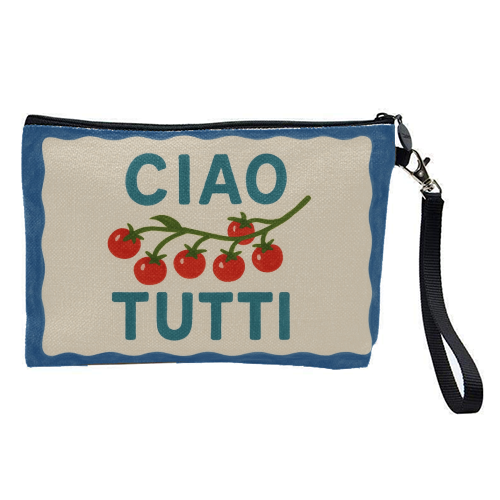 Ciao Tutti - pretty makeup bag by Ms Doodle