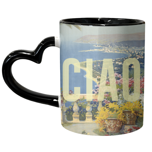 Ciao - unique mug by The 13 Prints