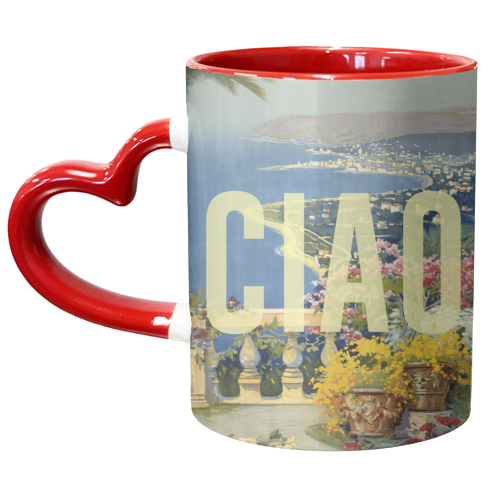 Ciao - unique mug by The 13 Prints