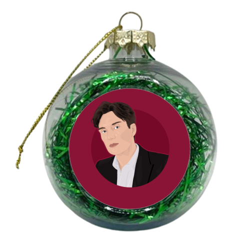 Cillian Murphy - xmas bauble by Pink and Pip