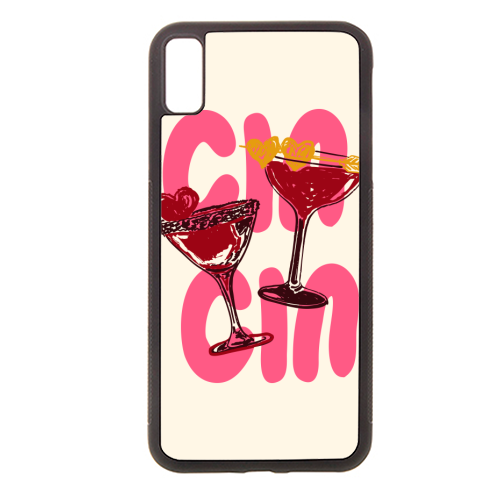 Cin Cin Heart Cocktail Illustration - stylish phone case by EZbie