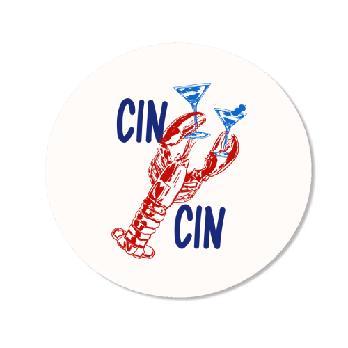 Cin Cin Lobster Illustration - Magnet by EZbie