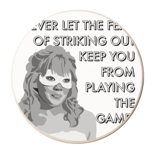 Cinderella story quote - personalised beer coaster by The Girl Next Draw