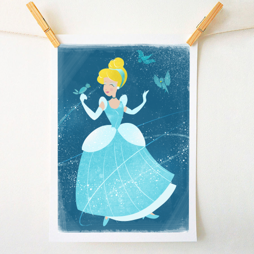 Cinderelly Cinderelly! - A1 - A4 art print by Amy Lewis