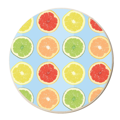 Citrus - personalised beer coaster by Stink Wizard
