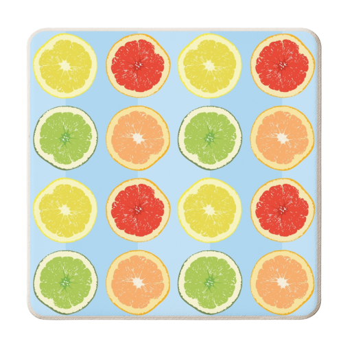 Citrus - personalised beer coaster by Stink Wizard