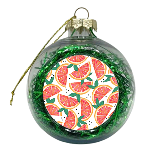 Citrus Surprise - xmas bauble by Uma Prabhakar Gokhale