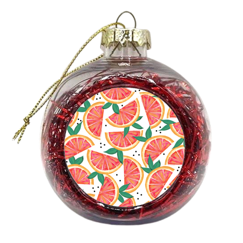 Citrus Surprise - xmas bauble by Uma Prabhakar Gokhale