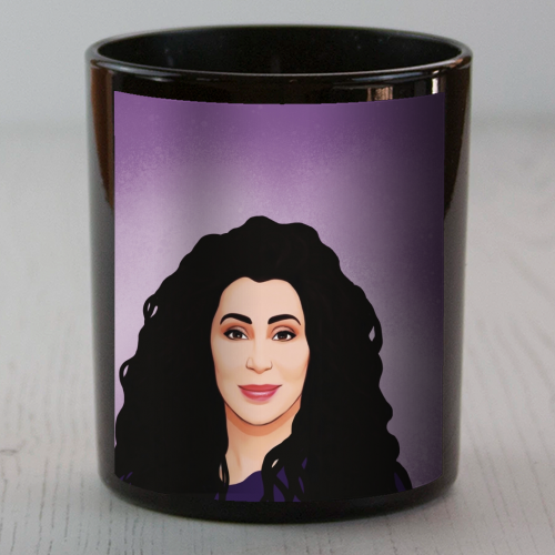 Classic Female Stars : Cher - scented candle by Giddy Kipper