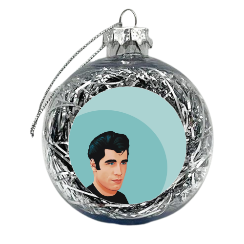 Classic Film : Danny Grease - xmas bauble by Giddy Kipper