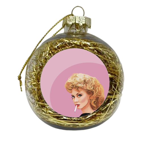 Classic Films: Grease Sandy - xmas bauble by Giddy Kipper