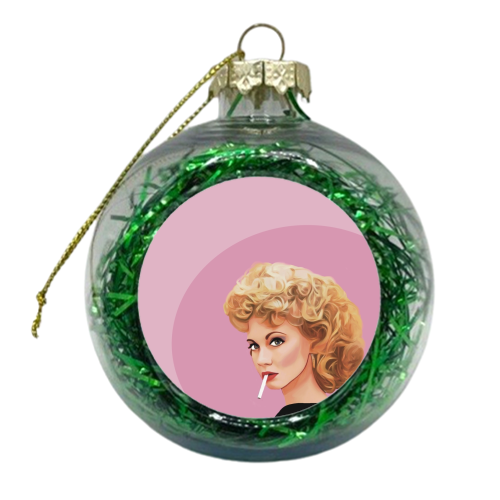 Classic Films: Grease Sandy - xmas bauble by Giddy Kipper