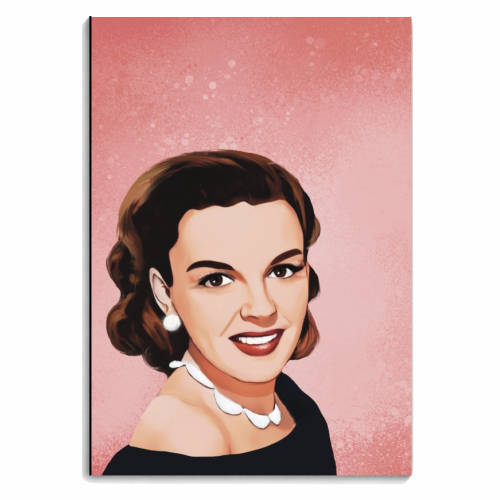 Classic Hollywood Female Stars : Judy - personalised A4, A5, A6 notebook by Giddy Kipper