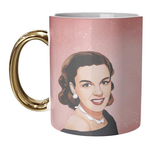 Classic Hollywood Female Stars : Judy - unique mug by Giddy Kipper