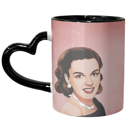 Classic Hollywood Female Stars : Judy - unique mug by Giddy Kipper