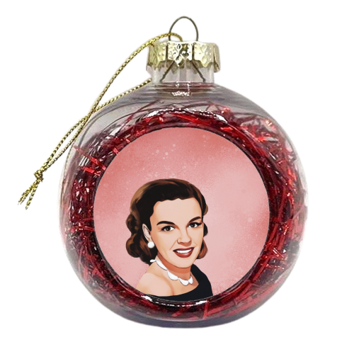 Classic Hollywood Female Stars : Judy - xmas bauble by Giddy Kipper