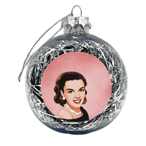 Classic Hollywood Female Stars : Judy - xmas bauble by Giddy Kipper