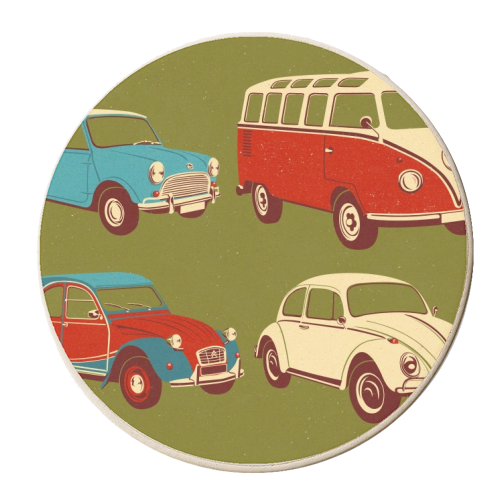 classics - personalised beer coaster by John Holcroft