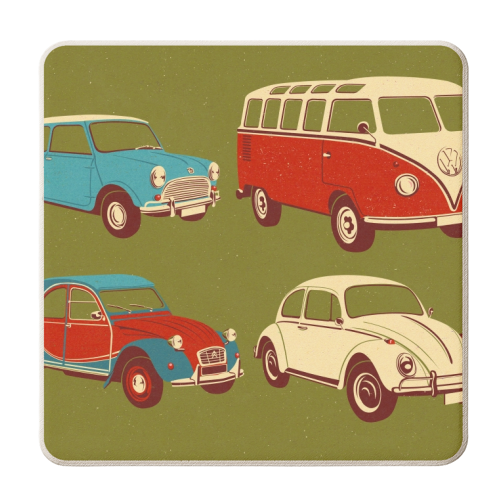 classics - personalised beer coaster by John Holcroft