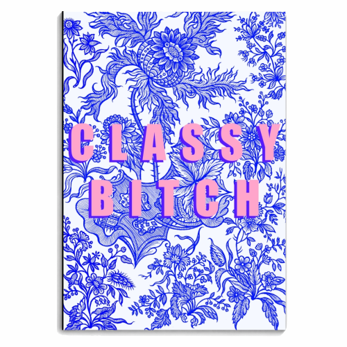 Classy Bitch - personalised A4, A5, A6 notebook by Eloise