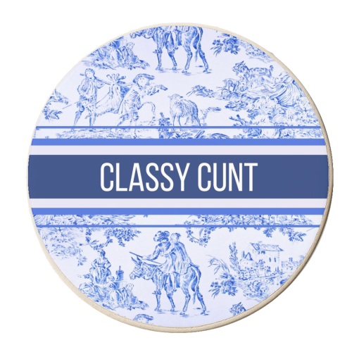 CLASSY C - personalised beer coaster by Lilly Rose