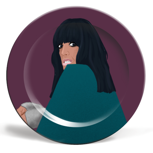 Claudia - ceramic dinner plate by The Queer Store