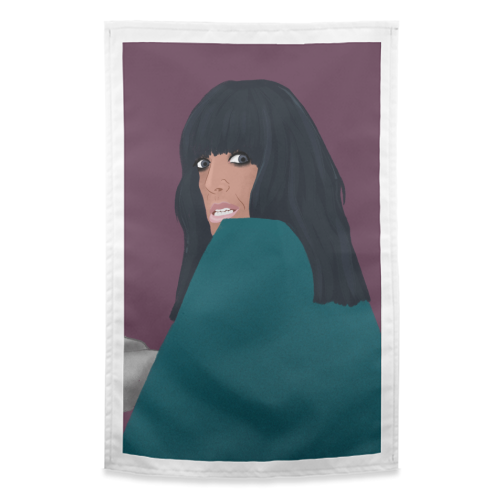 Claudia - funny tea towel by The Queer Store