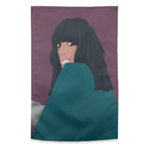 Claudia - funny tea towel by The Queer Store