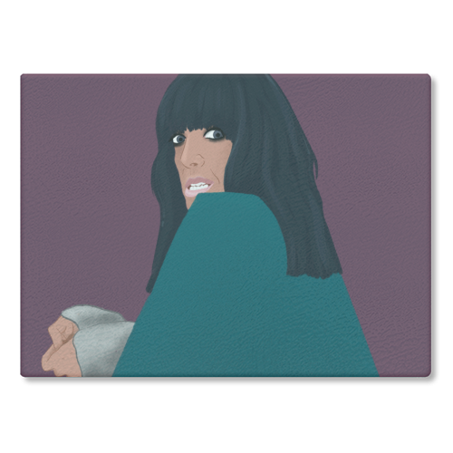 Claudia - glass chopping board by The Queer Store