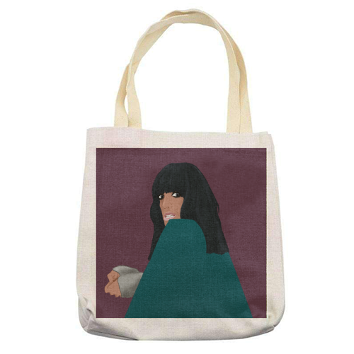 Claudia - printed canvas tote bag by The Queer Store