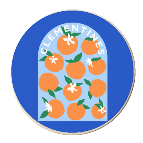 CLEMENTINES - personalised beer coaster by PEARL & CLOVER