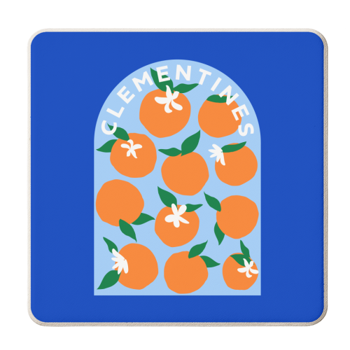 CLEMENTINES - personalised beer coaster by PEARL & CLOVER