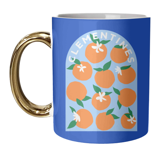 CLEMENTINES - unique mug by PEARL & CLOVER