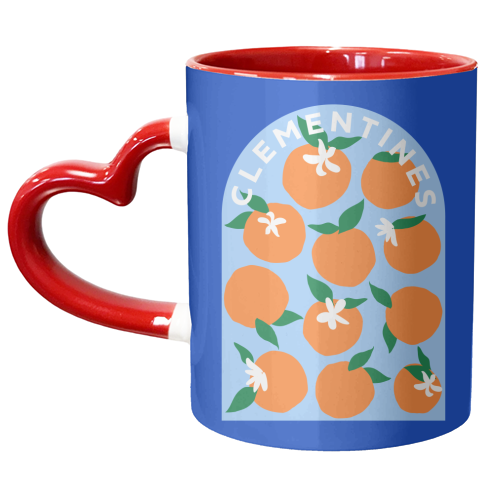 CLEMENTINES - unique mug by PEARL & CLOVER