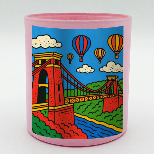 Clifton Suspension Bridge - scented candle by Ms Doodle