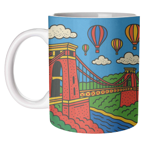 Clifton Suspension Bridge - unique mug by Ms Doodle