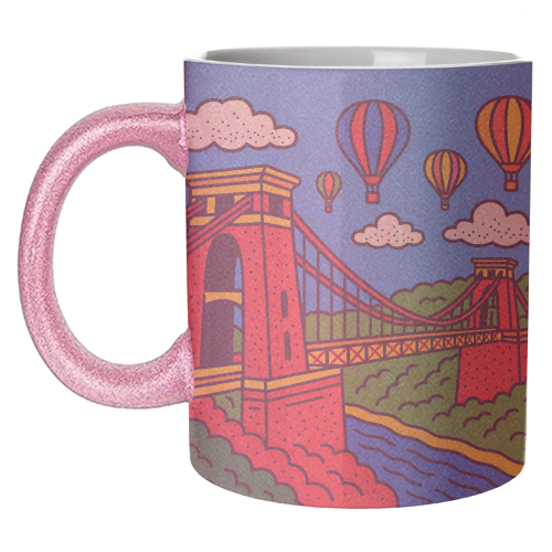 Clifton Suspension Bridge - unique mug by Ms Doodle
