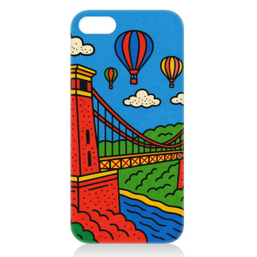Clifton Suspension Bridge - unique phone case by Ms Doodle