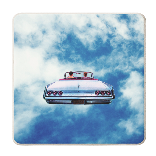 Cloud Drive - personalised beer coaster by taudalpoi