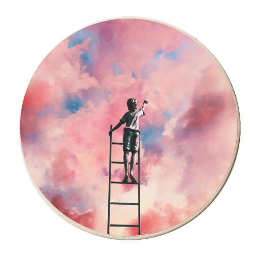 Cloud Painter - personalised beer coaster by taudalpoi