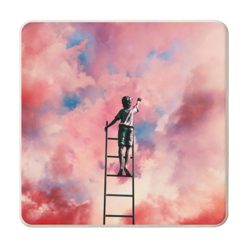 Cloud Painter - personalised beer coaster by taudalpoi