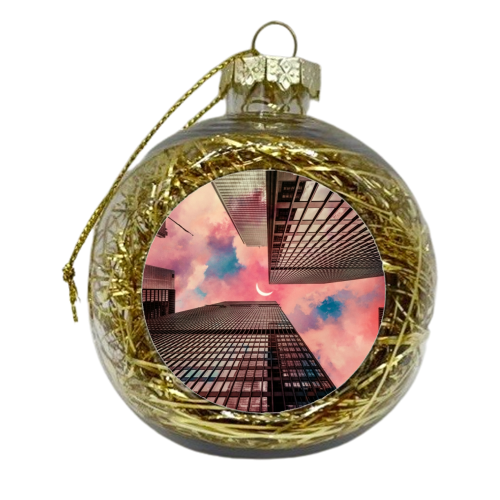 Cloudy City - xmas bauble by taudalpoi