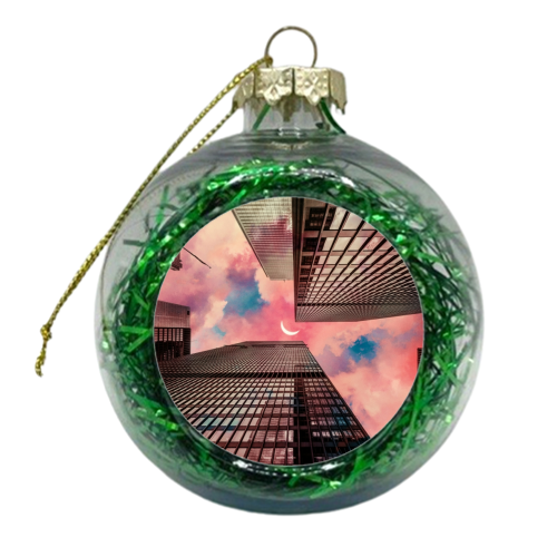 Cloudy City - xmas bauble by taudalpoi