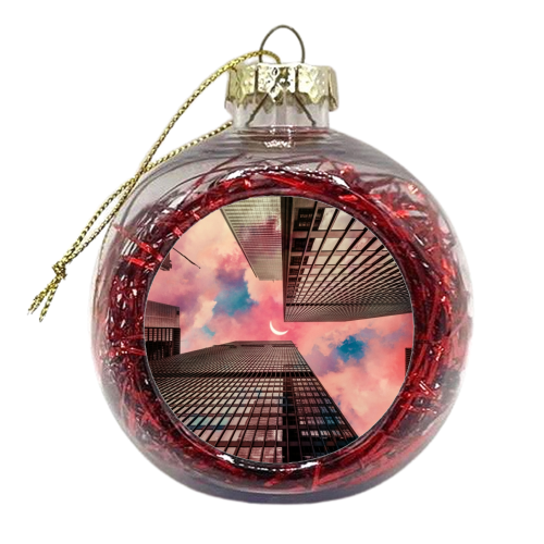 Cloudy City - xmas bauble by taudalpoi