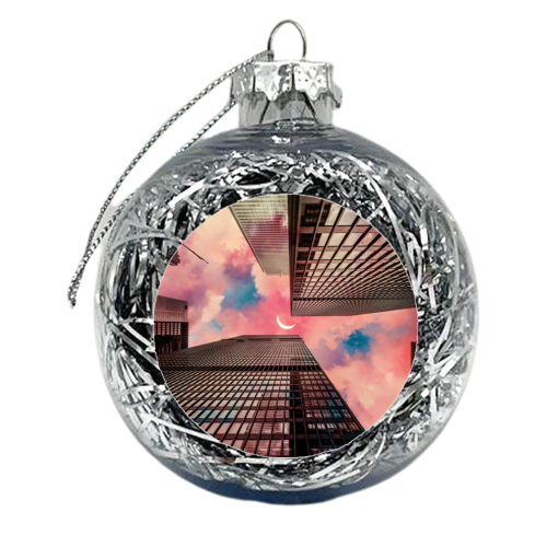 Cloudy City - xmas bauble by taudalpoi