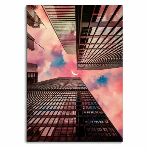 Cloudy City - personalised A4, A5, A6 notebook by taudalpoi
