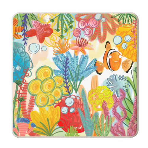 Clowning Around - personalised beer coaster by Pen and Gwyn