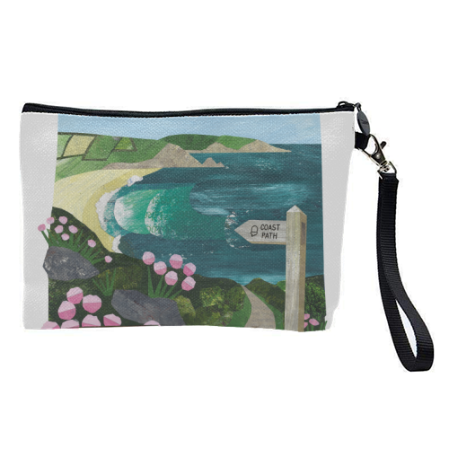 Coast Path - pretty makeup bag by Christina Carpenter