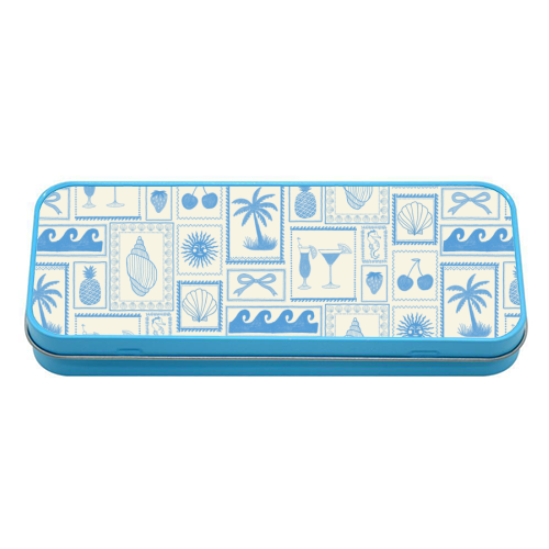 Coastal Blues - tin pencil case by The Boy and the Bear